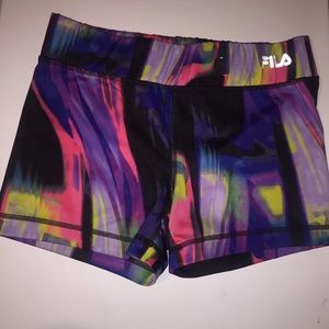 Fila athletic tight running shorts